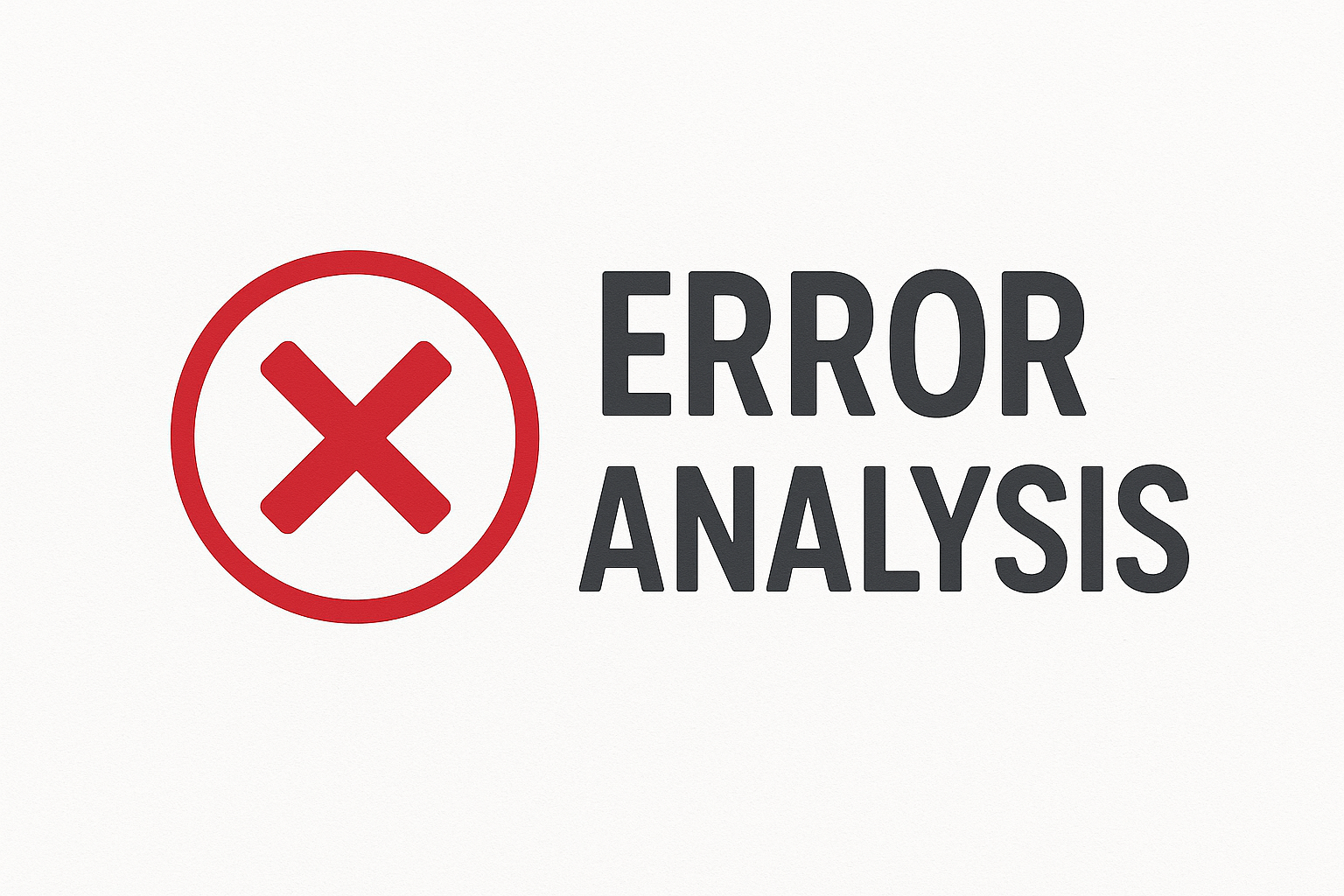 Error analysis｜错误分析