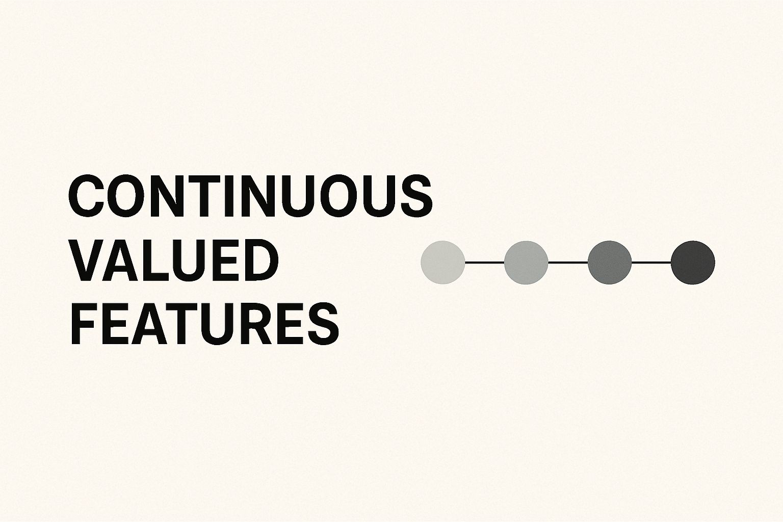 Continuous valued features｜连续的有价值特征